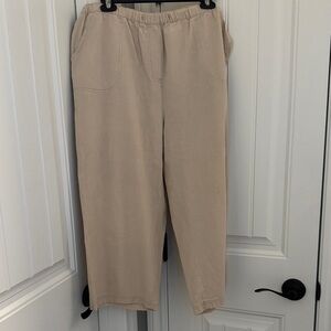 Croft & Barrow Women's Tan Ankle Pants